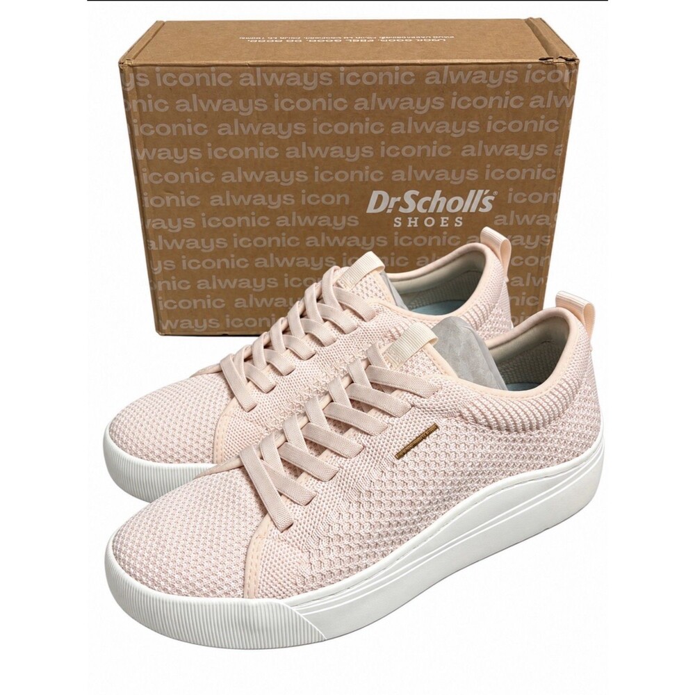 Dr. Scholls Time Off Knit Pink Size 8.5 M Womens Slip On Sneakers NIB